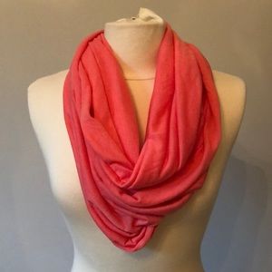 Coral Infinity Scarf